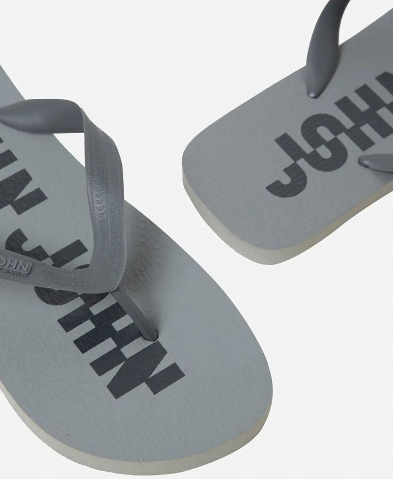 Chinelo Chumbo Masculino Jagged Grey - John John