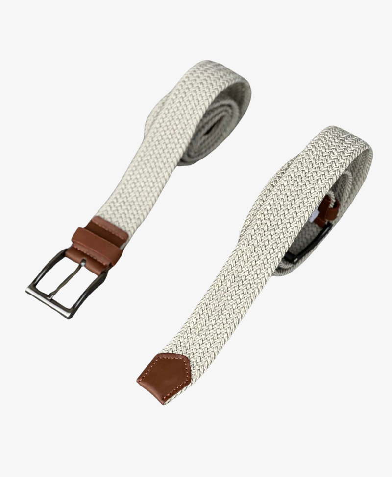 Cinto Bege Masculino Com Elastano - Paladho´s Jeans Wear