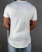 Camiseta Off White Refletida Masculina Com Logo Da Marca No Peito - Impose Trends