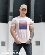 Camiseta Rosa Claro Masculina Reissue - Calvin Klein