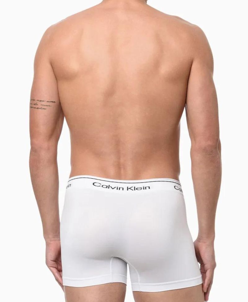 Cueca Box Branca Trunk Modern Cotton - Calvin Klein