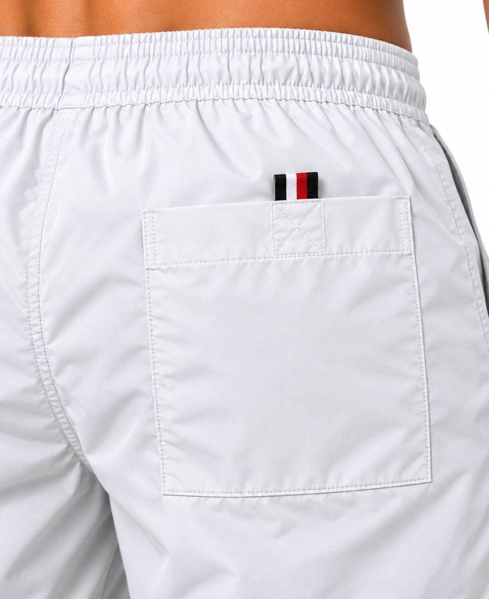 Shorts de Banho Branca Essential com Bandeira - Tommy Hilfiger