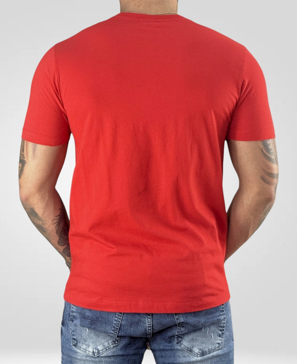 Camiseta Vermelha Masculina Básica - Forum