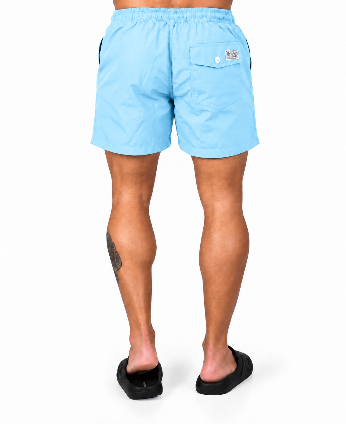 Shorts Praia Azul Água Masculino Lisa - POLO