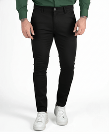 Calça Alfaiataria Preta Masculino com Lycra - Rota 77