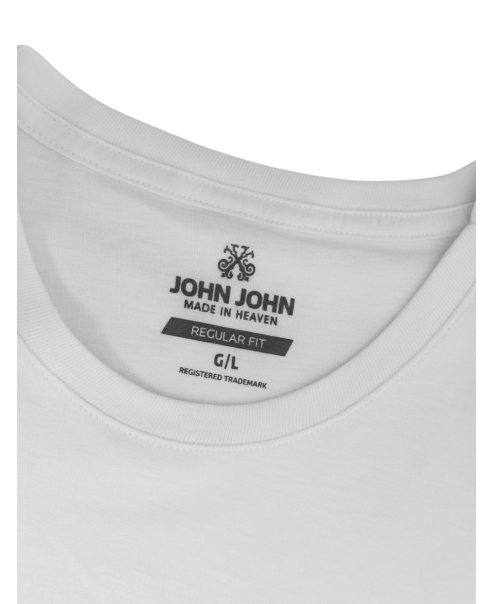 Camiseta Regular Fit Timeless Brand White - John John