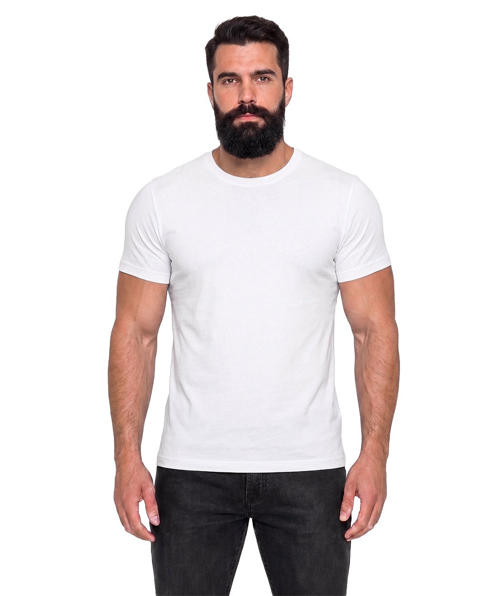 Camiseta Masculina Branca Algodão Pima - Ideal Vest Rouparia