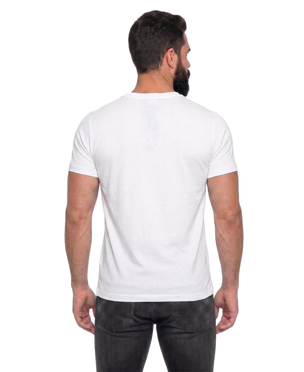 Camiseta Masculina Branca Algodão Pima - Ideal Vest Rouparia