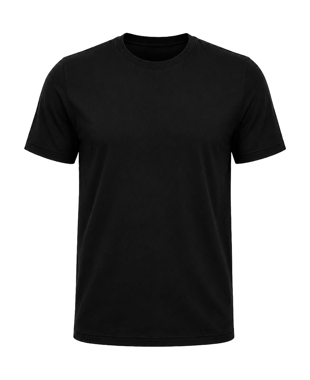 Camiseta Masculina Preta Algodão Pima - Ideal Vest Rouparia