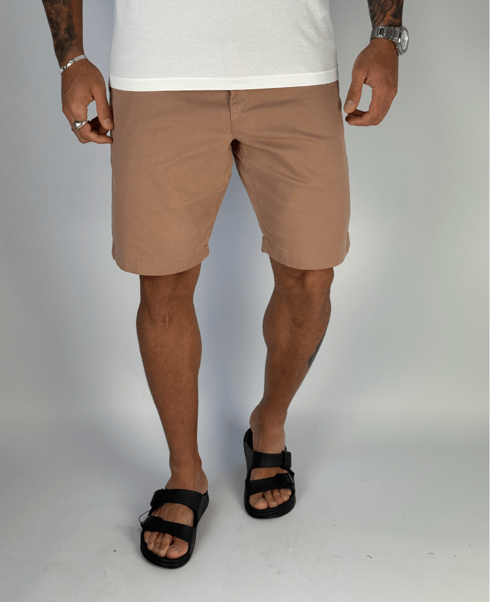 Bermuda Alfaiataria Mocha Masculino - Visual Jeans