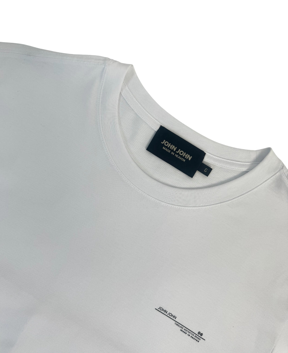 Camiseta Regular Fit Timeless Brand White - John John
