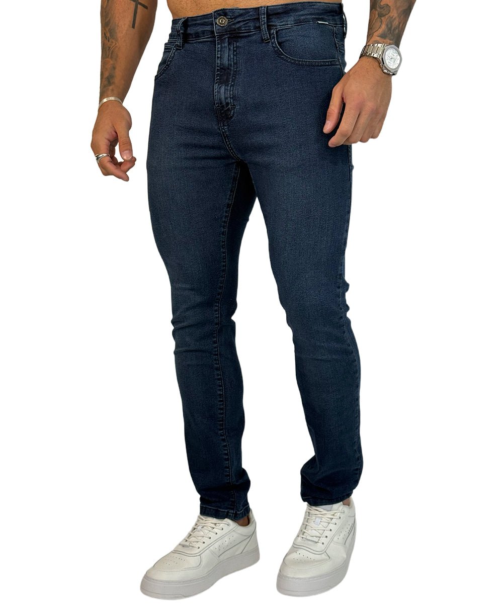 Calça Jeans Escuro Super Skinny Masculina - John John