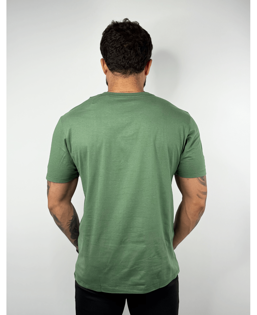 Camiseta Regular Fit Basic Verde Masculino - John John