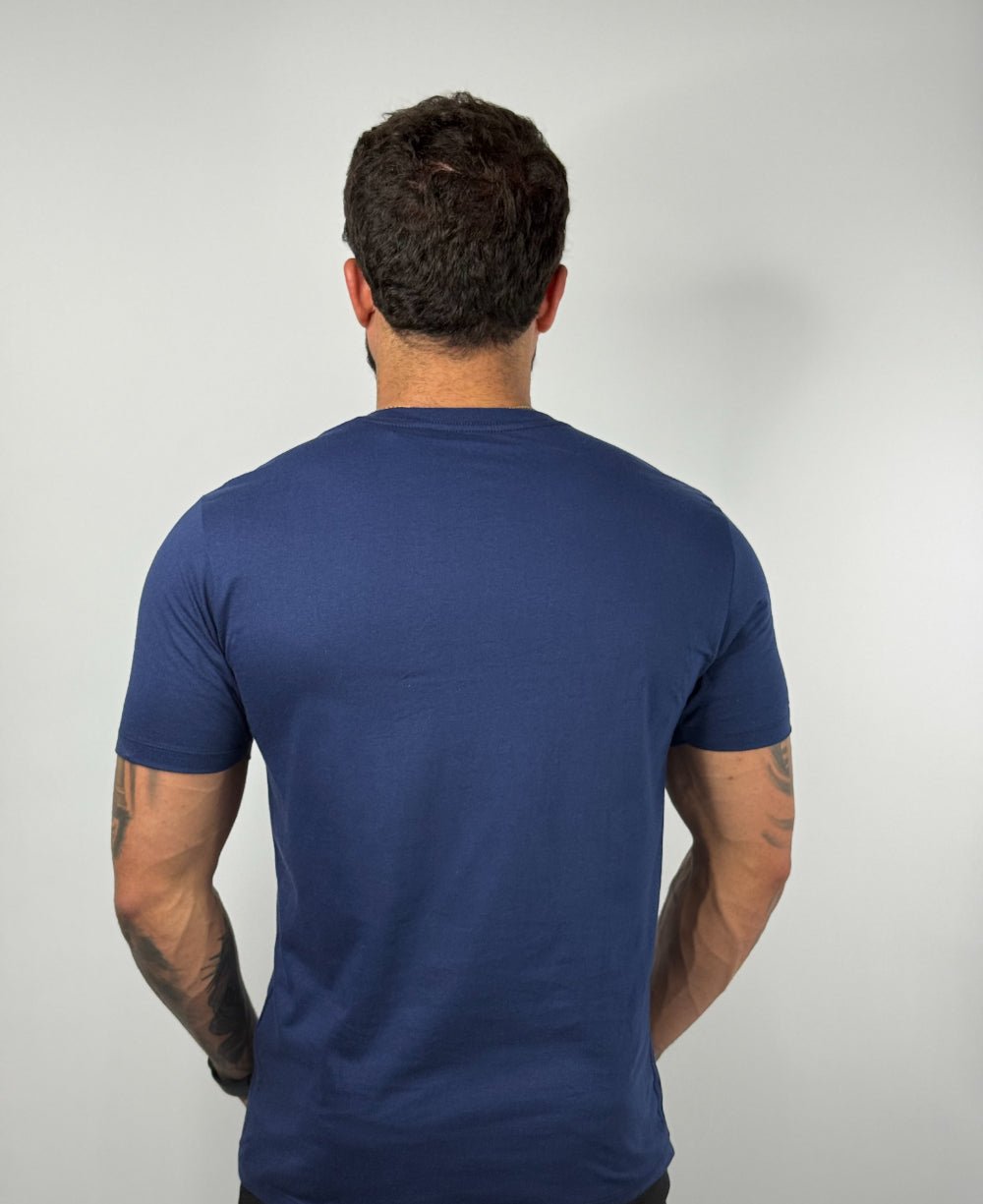 Camiseta Regular Fit JJ Basic Azul Escuro - John John