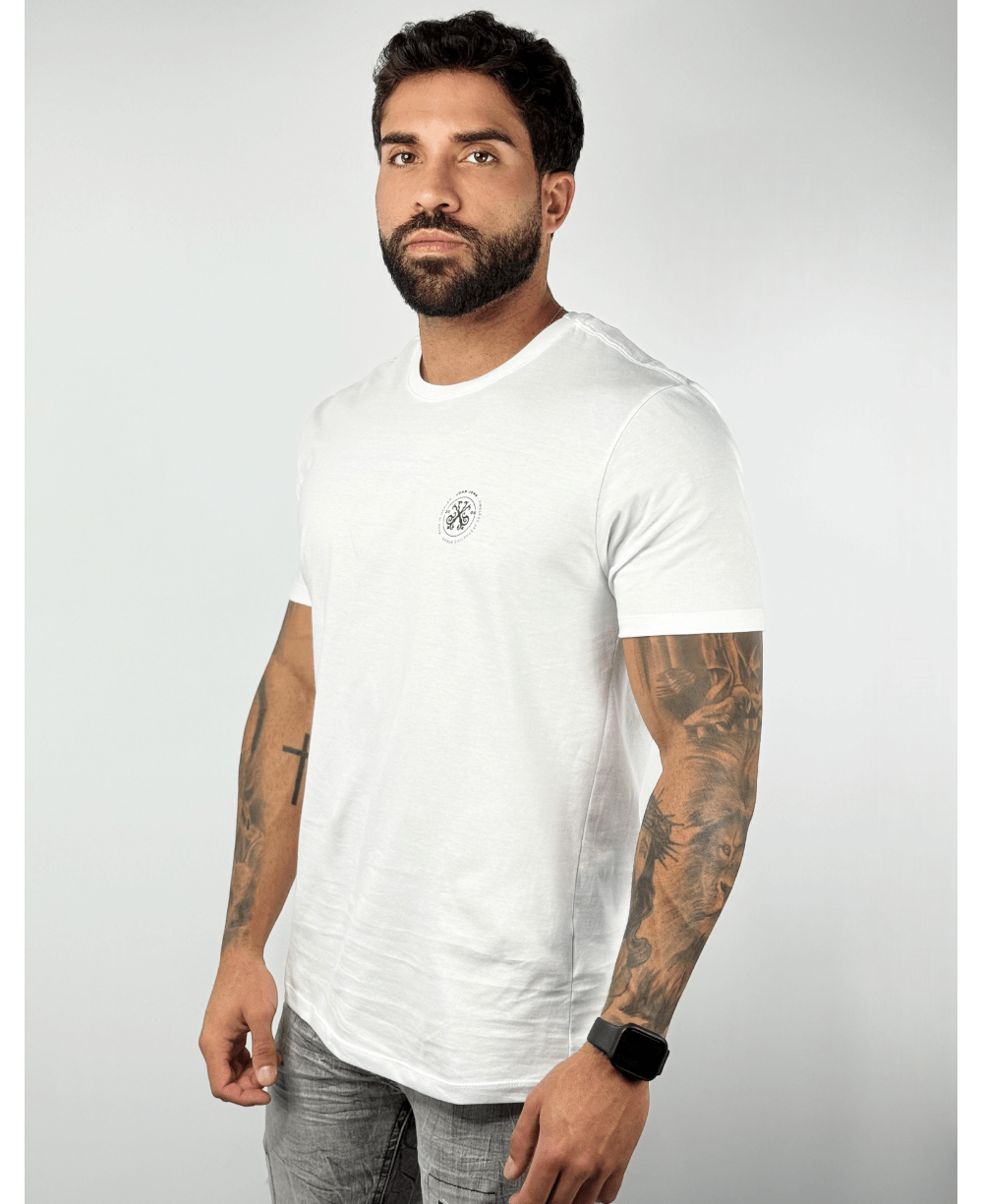 Camiseta Regular Fit Brandh Basic Branco - John John