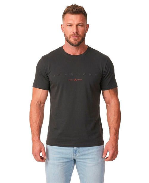 Camiseta Chumbo Masculina Slim Fit - John John