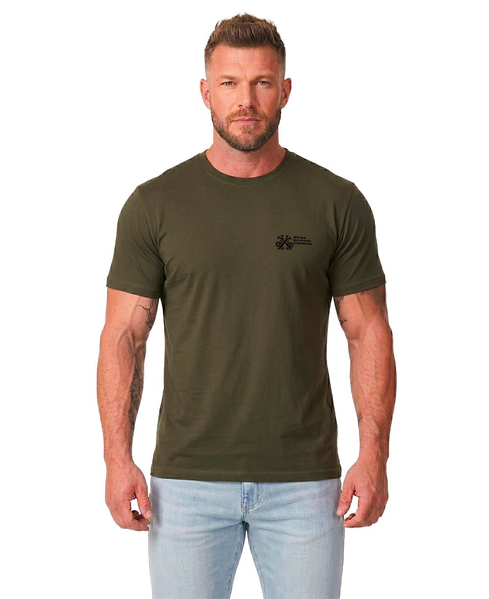 Camiseta Verde Musgo Masculina Regular Fit Est. 2006 - John John