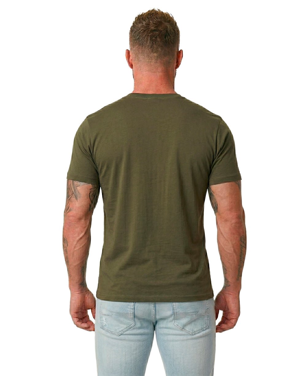 Camiseta Verde Musgo Masculina Regular Fit Est. 2006 - John John