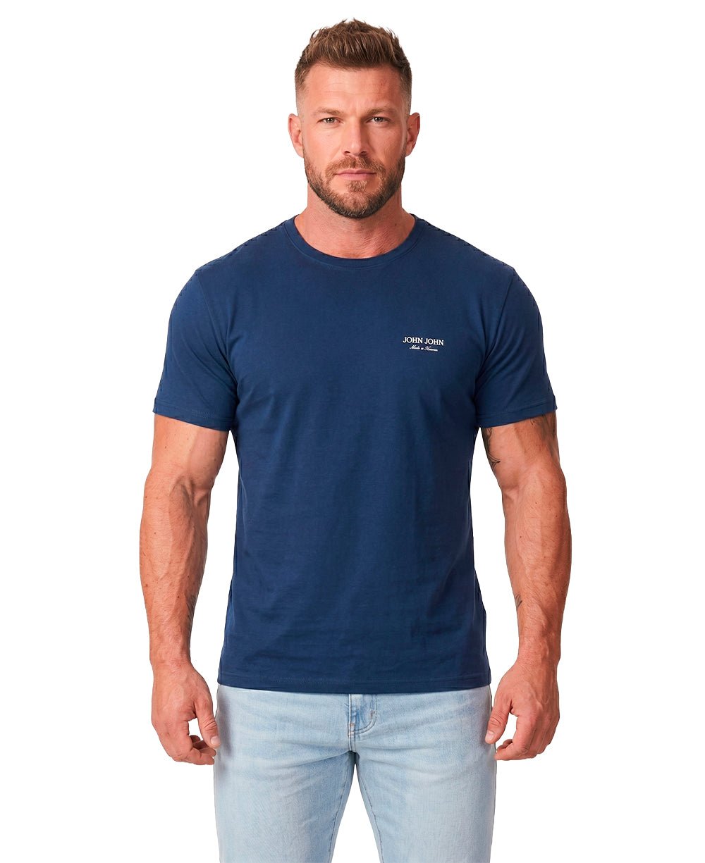 Camiseta Azul Escuro Masculina RG Legacy - John John