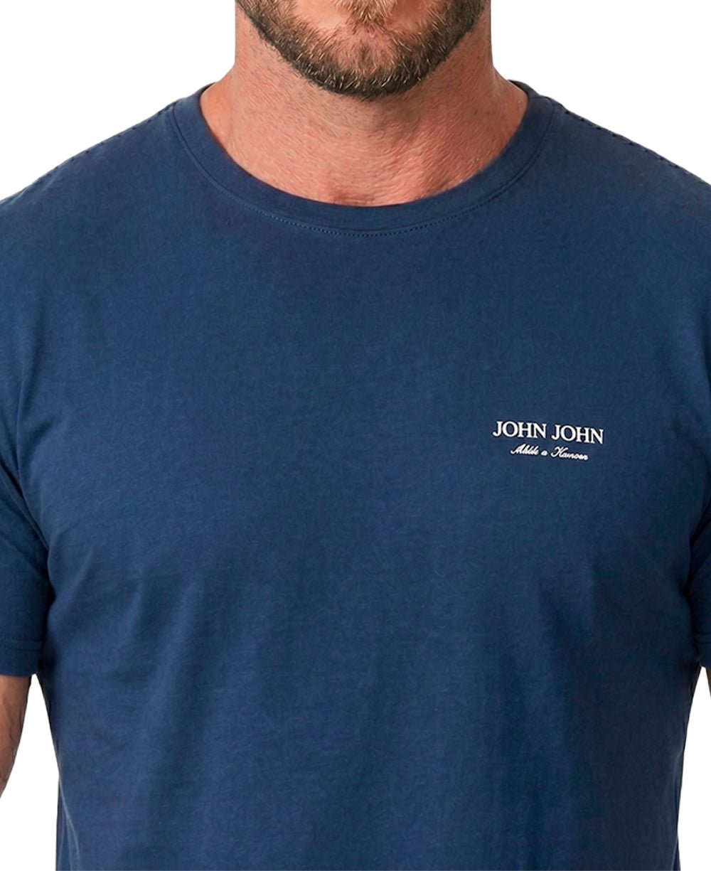 Camiseta Azul Escuro Masculina RG Legacy - John John