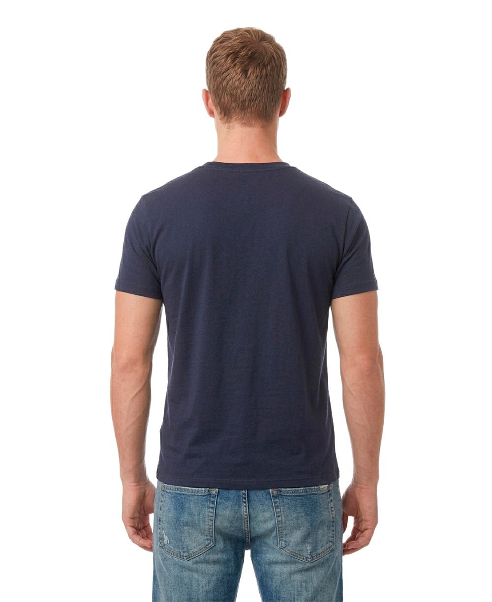 Camiseta Azul Marinho Masculino Frenquenc Slim fit - John John