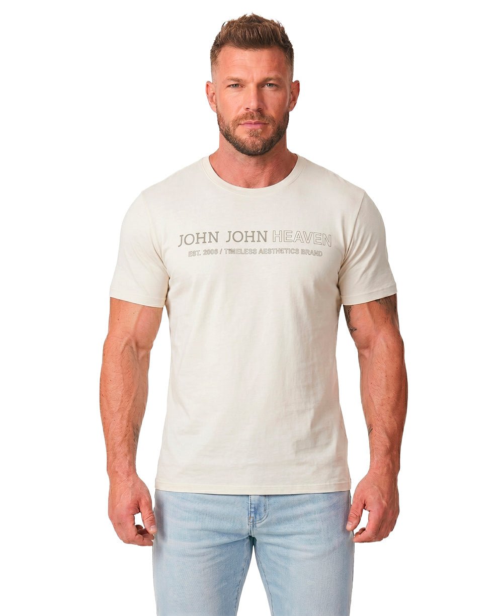 Camiseta Off White Masculina Est 2006 Slim Fit - John John