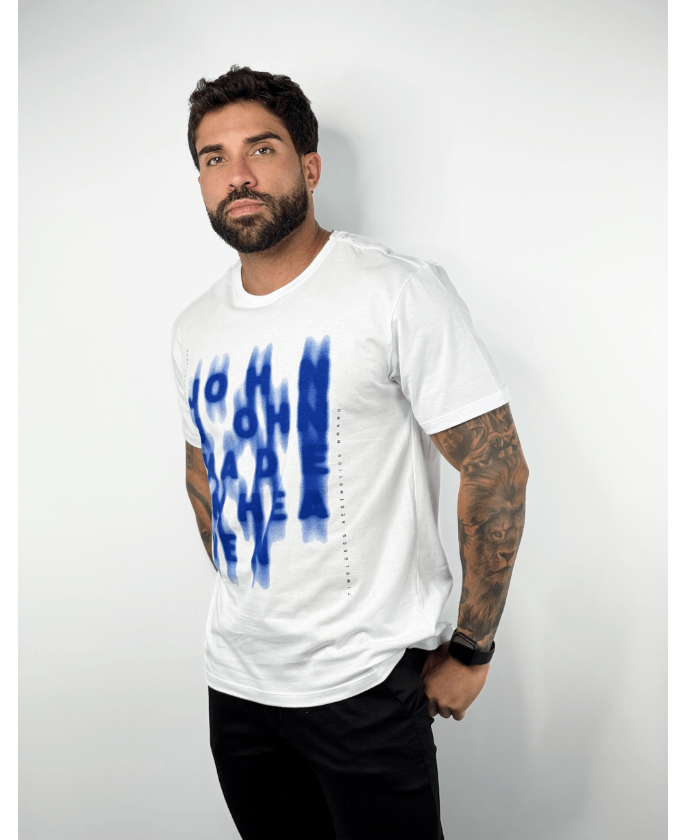 Camiseta Regular Fit Branco Starlight - John John