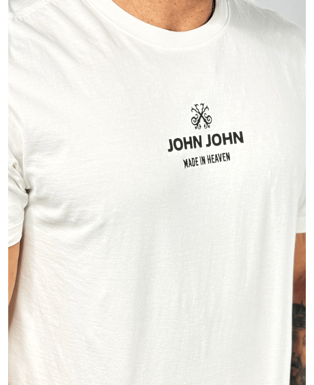 Camiseta Regular Fit Timeless Branco - John John
