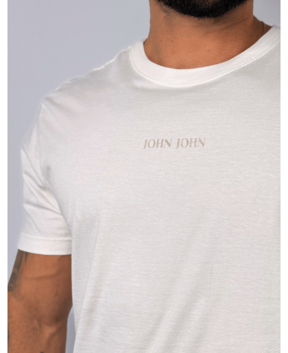Camiseta T -Shirt RG Clean White Masculina - John John