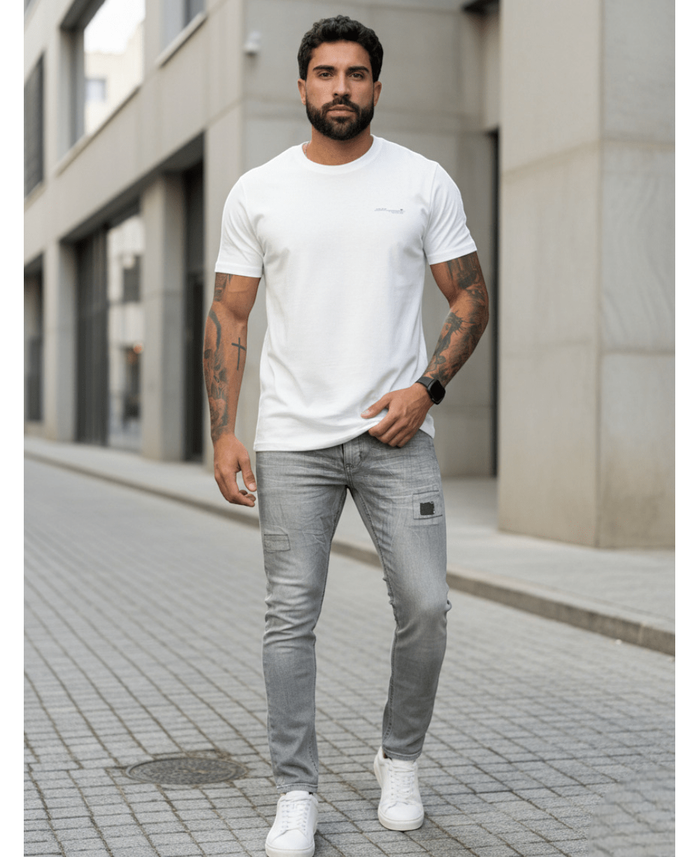 Camiseta Regular Fit Timeless Brand White - John John