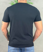 Kit 2 Camiseta Preta Masculina Crew-Neck - Calvin Klein