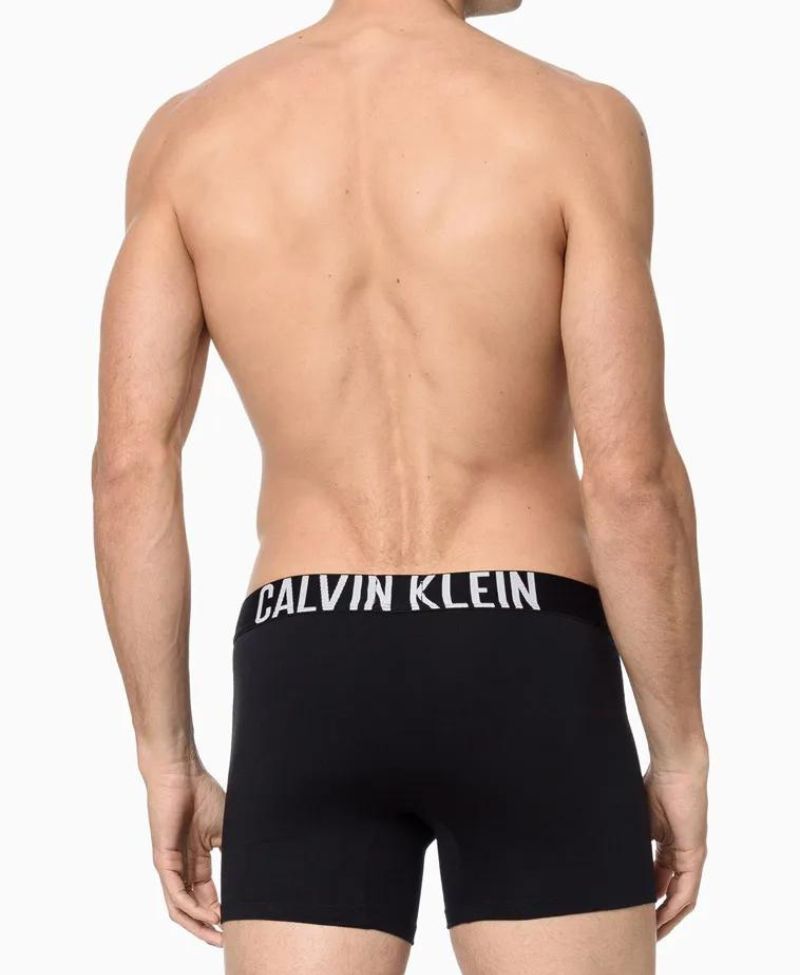 Kit 2 Cueca Preta Intense Power Cotton - Calvin Klein