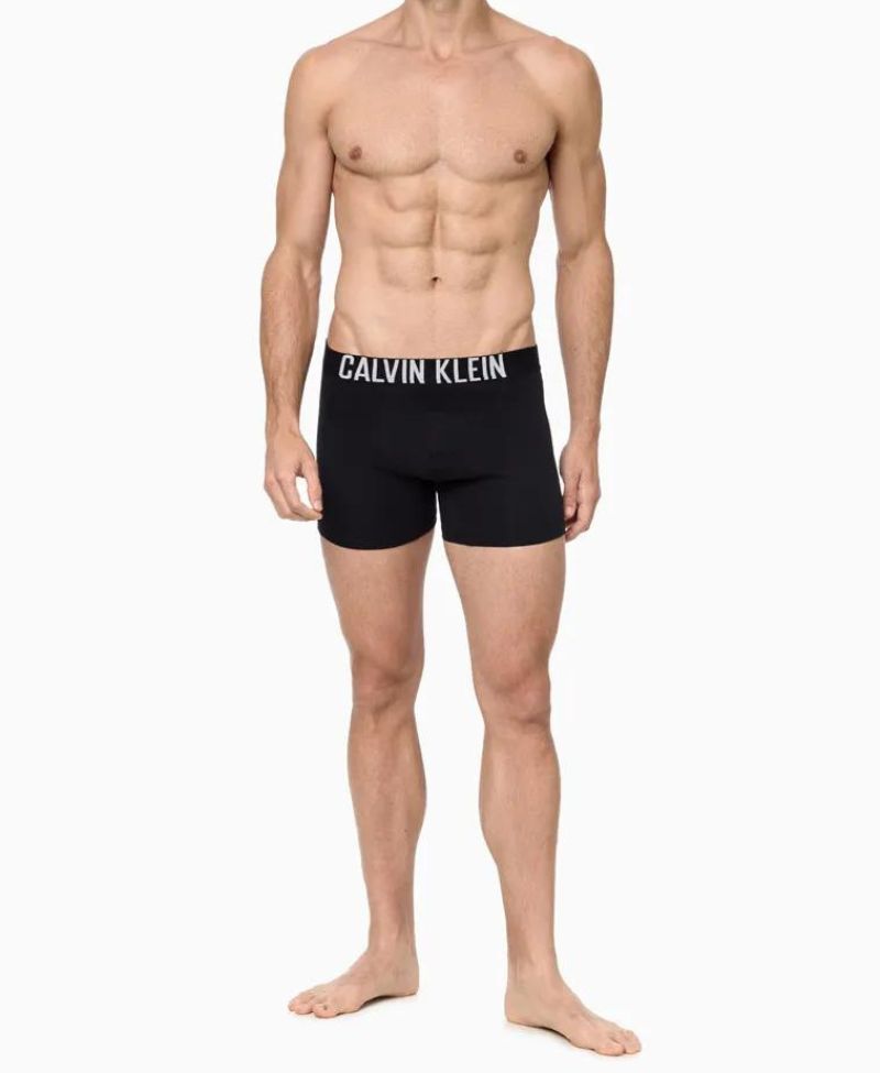 Kit 2 Cueca Preta Intense Power Cotton - Calvin Klein