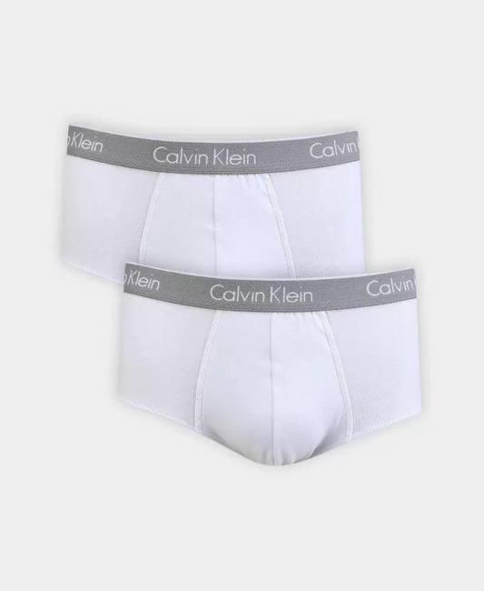 Kit 2 Cueca Branca Underwear Brief Clássica - Calvin Klein