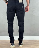 Kit 2 Calças Jeans Médio e Preta Masculino Skinny - Rota 77