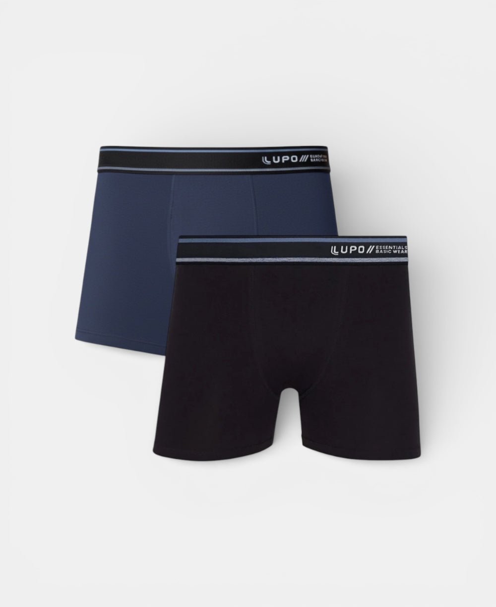 Kit 2 Cuecas Sortida Masculina Boxer Algodão - Lupo