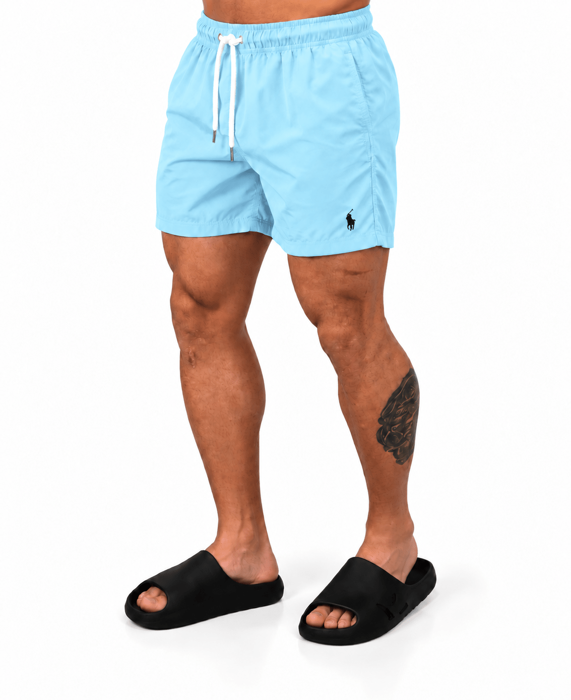 Shorts Praia Azul Água Masculino Lisa - POLO