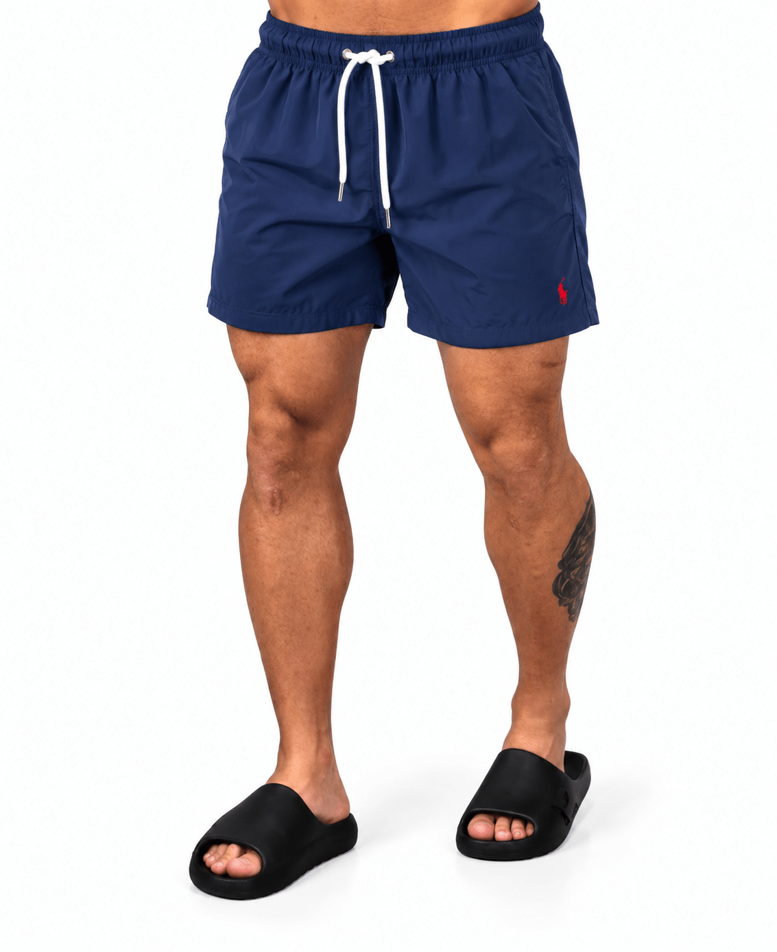Shorts Praia Azul Marinho Masculino Liso - POLO