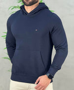 Moletom Azul Marinho Masculino With Chest 1985 - Tommy Hilfiger