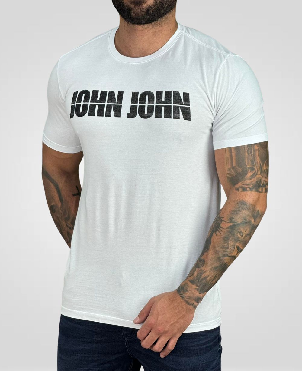 Camiseta Branca Masculina - John John
