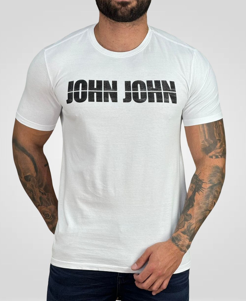 Camiseta Branca Masculina - John John