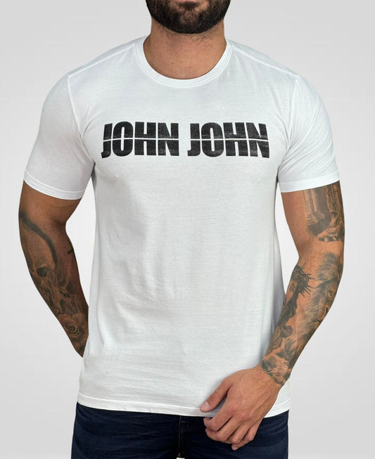 Camiseta Branca Masculina Sketch - John John