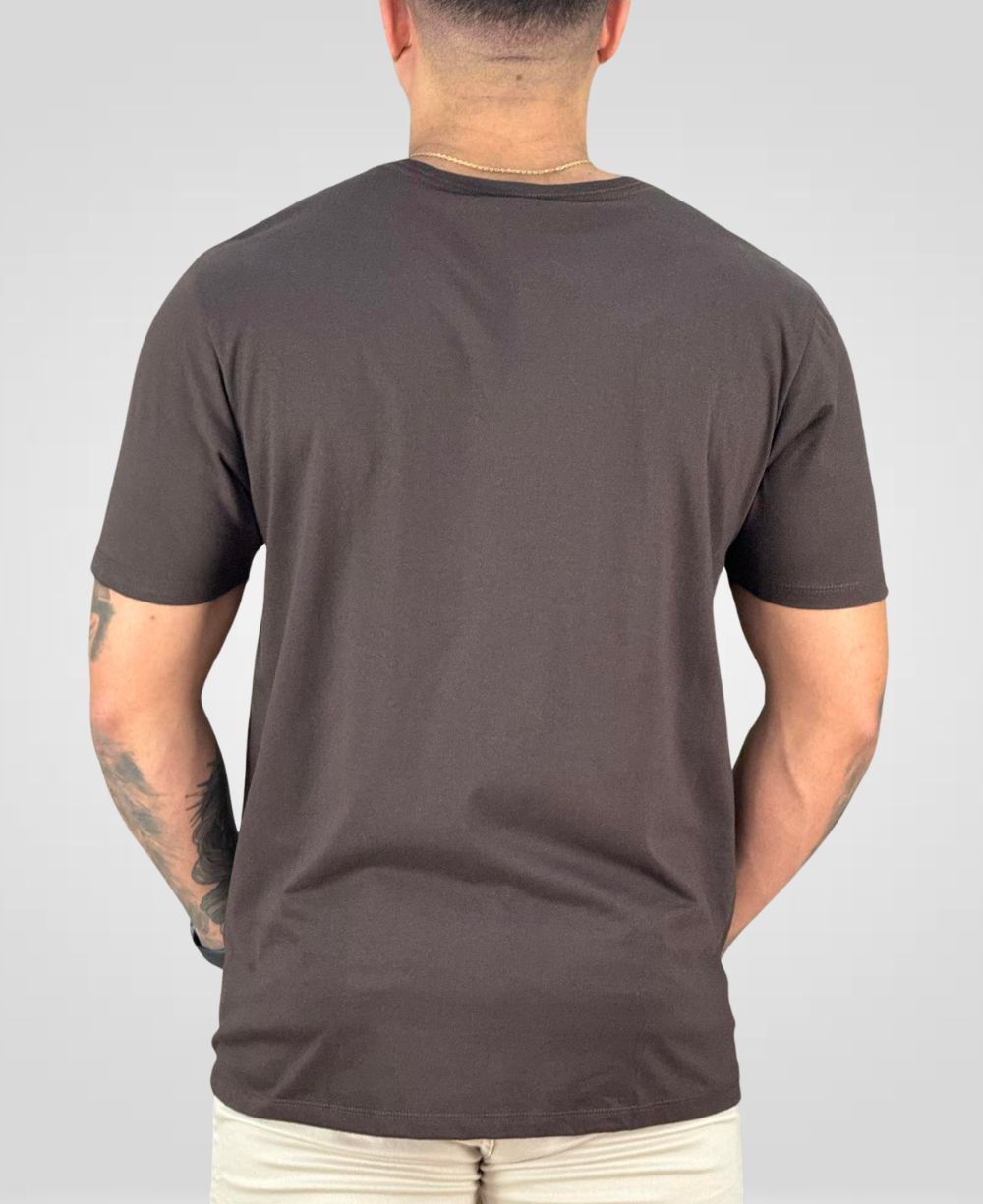 Camiseta Marrom Masculina Basic JJ - John John