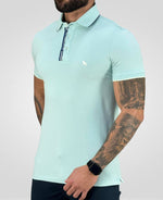 Camisa Polo Verde Urbano Masculina Duble Line - Acostamento