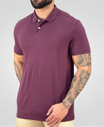 Camisa Polo Bordo Masculina Piquet - Aramis