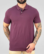 Camisa Polo Bordo Masculina Piquet - Aramis