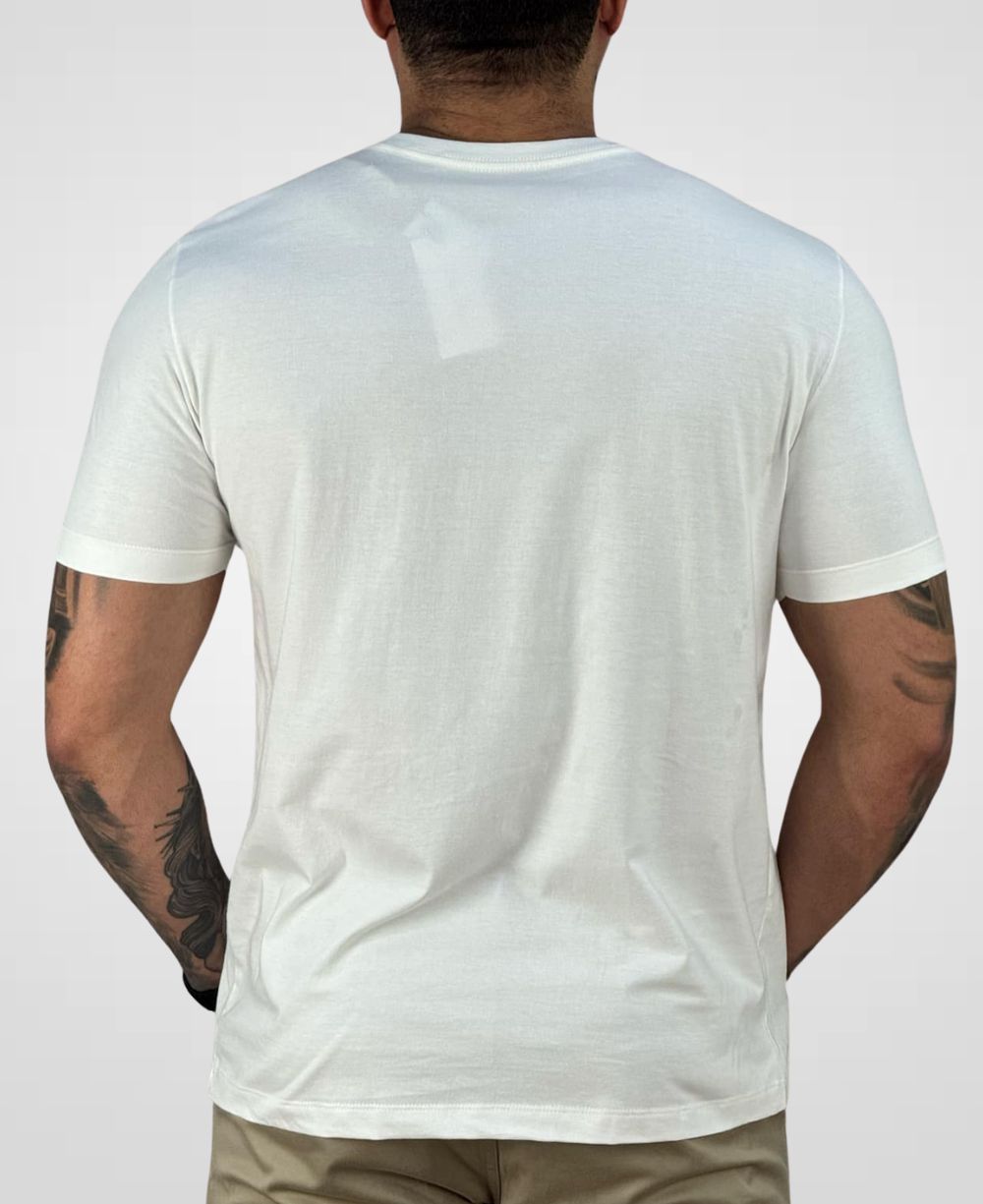 Camiseta Off-white Masculina Manga Curta - Calvin Klein