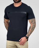 Camiseta Preta Masculina Palito Gel - Calvin Klein