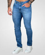 Calça Jeans Claro Masculina Lisa Skinny - Keep Work