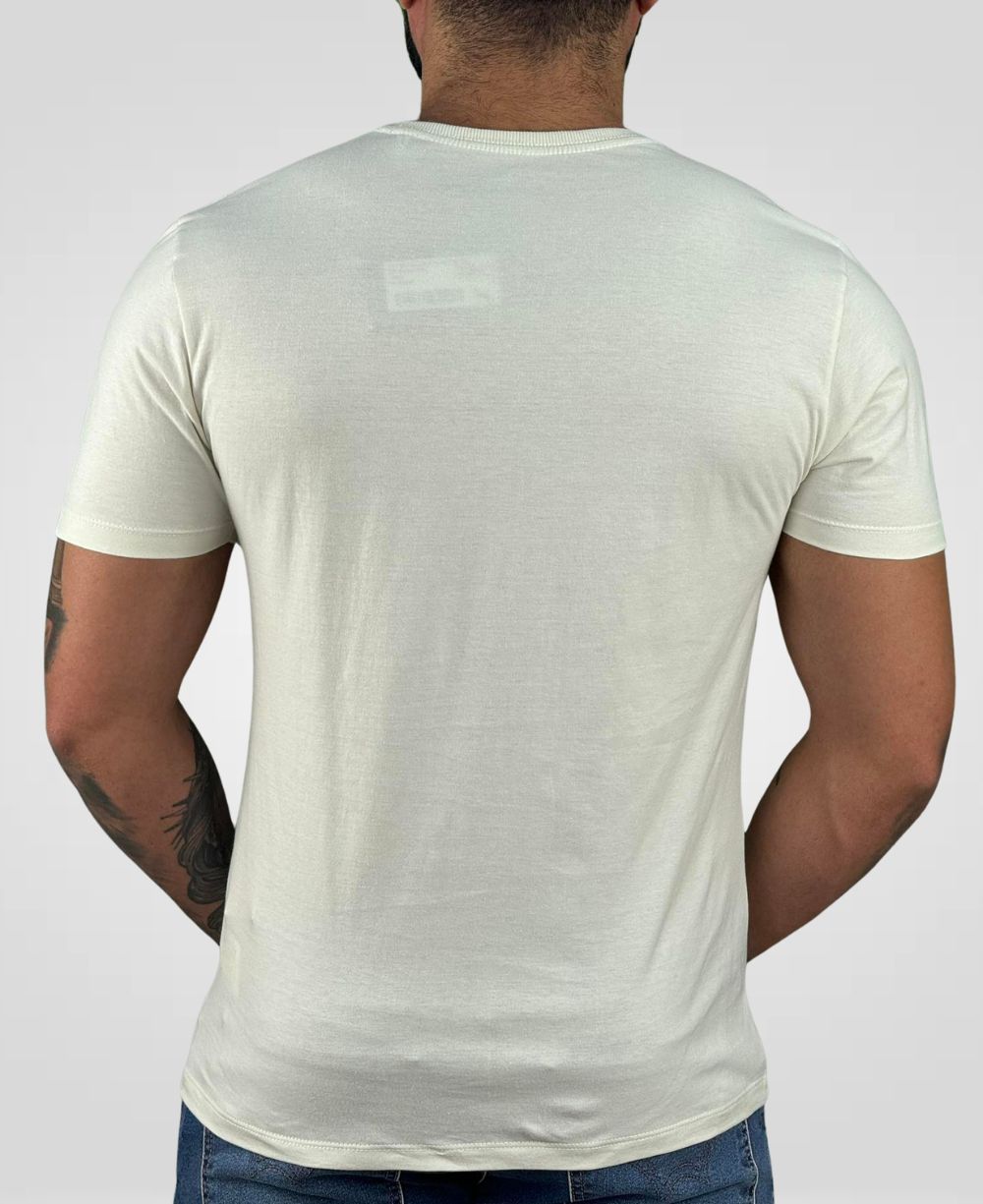 Camiseta Off White Casual Masculina Wolf Brush - Acostamento